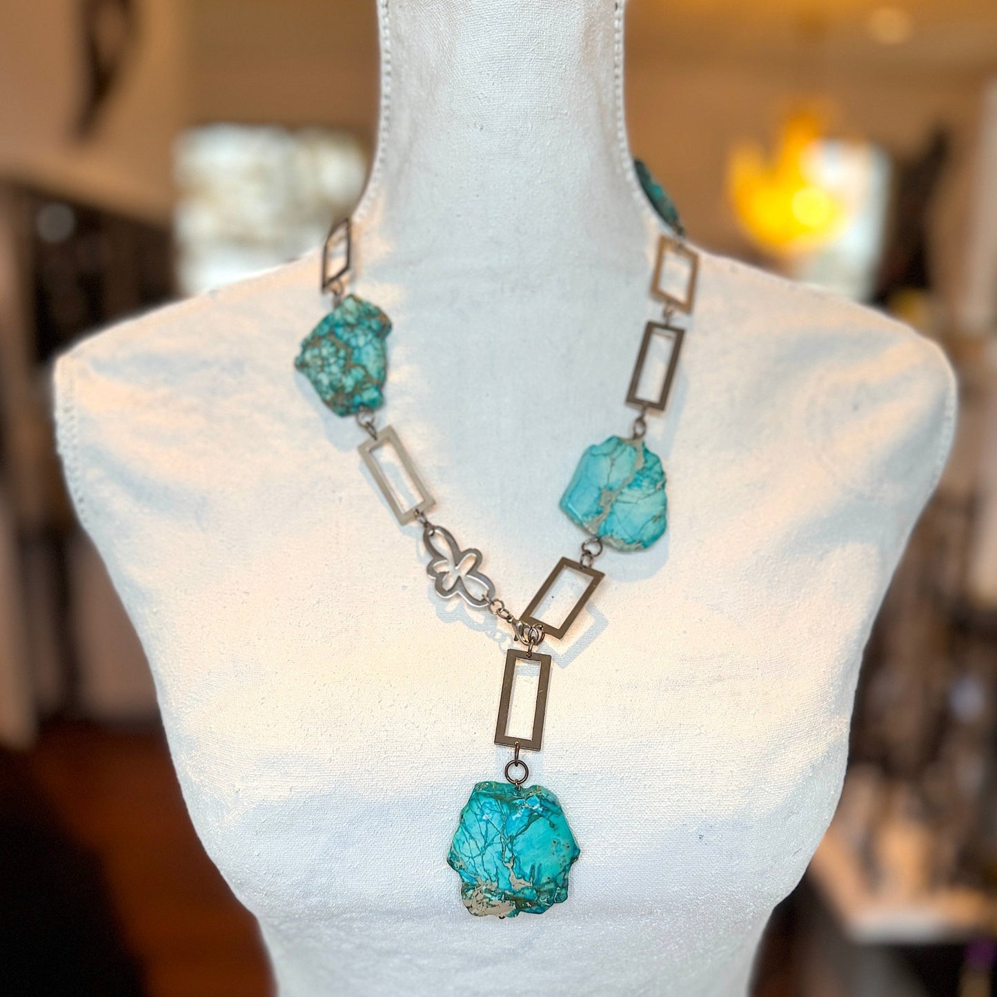 Turquoise Jasper Halsband