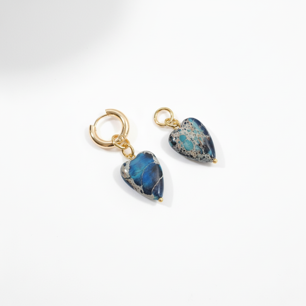 Blå Imperial Jasper Guld