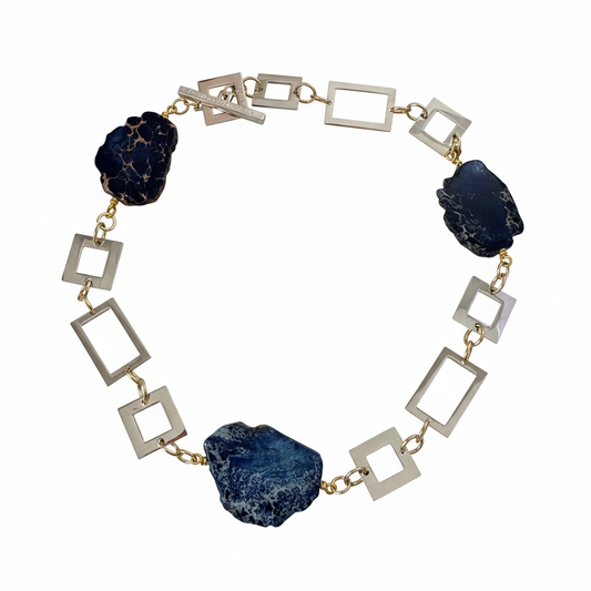 Blue Lyxury Ocean Halsband