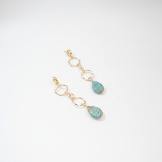 Blue Turquoise Örhängen