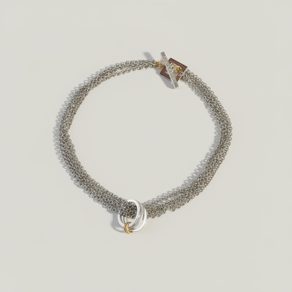 Circle of Life Halsband - Bild 1 Mycket Ljusgrå