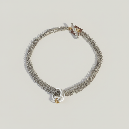 Circle of Life Halsband - Bild 1 Mycket Ljusgrå