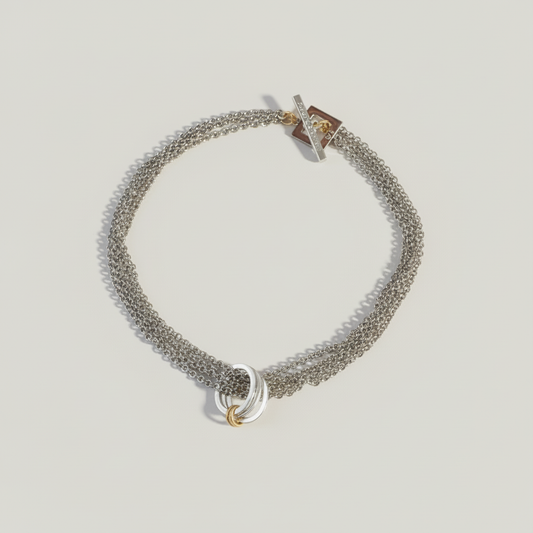 Circle of Life Halsband - Bild 1 Mycket Ljusgrå