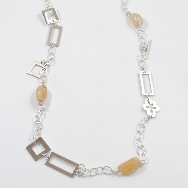 Citrine Stone Halsband