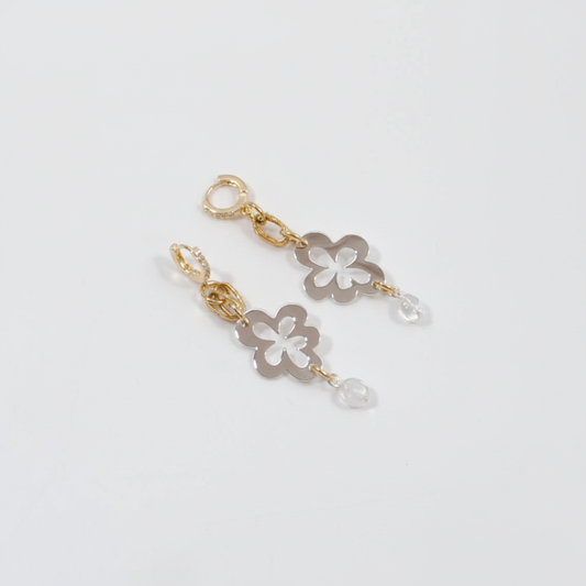 Crystal Flower Örhängen