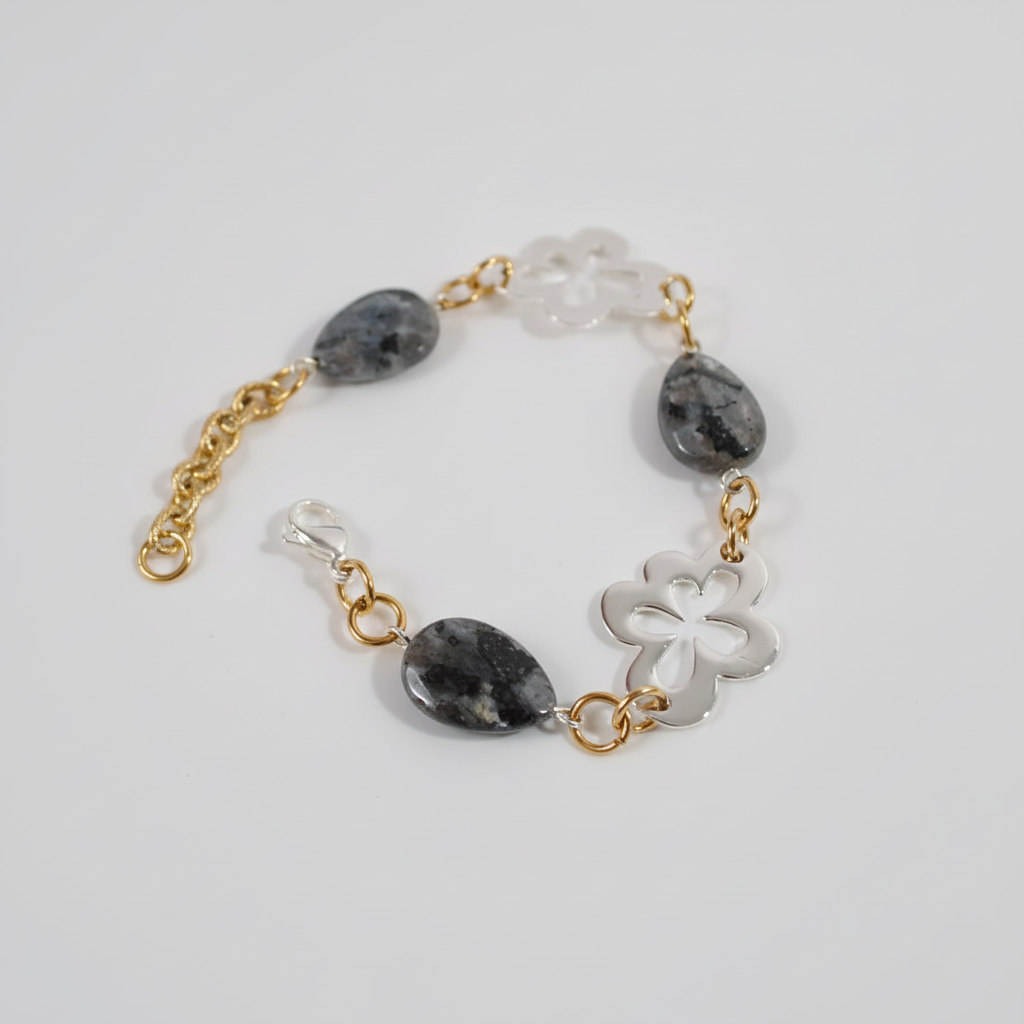 Elegant Drop Labradorit Armband - Bild 3