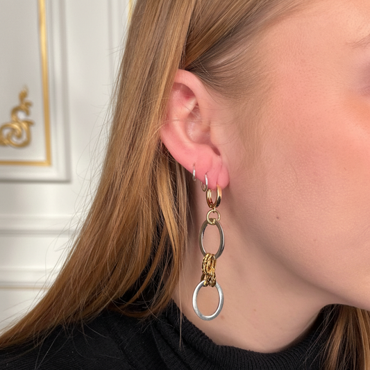 Elegant Rope Earrings - Ljus och lyxig