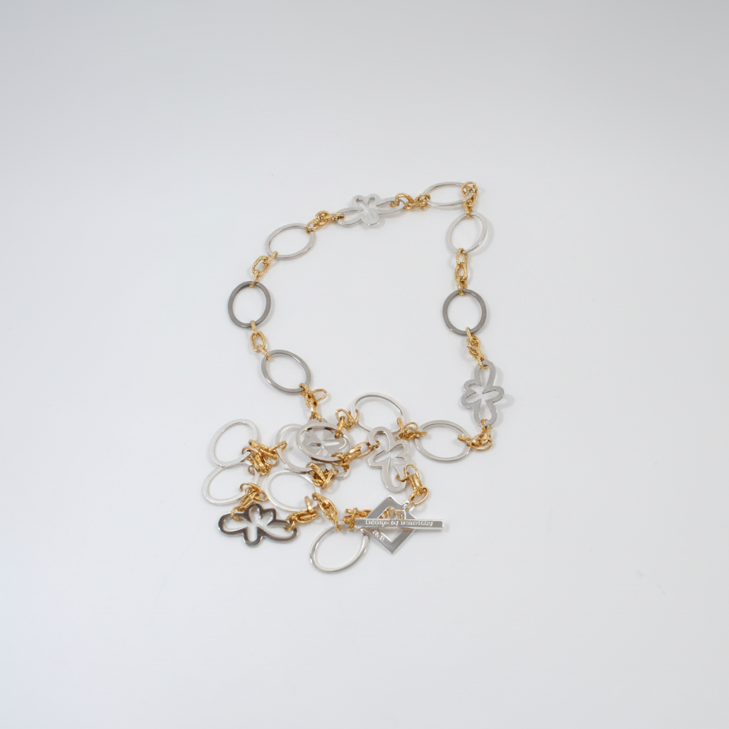 Exclusive Gold Silver Halsband - Elegance Bild 6