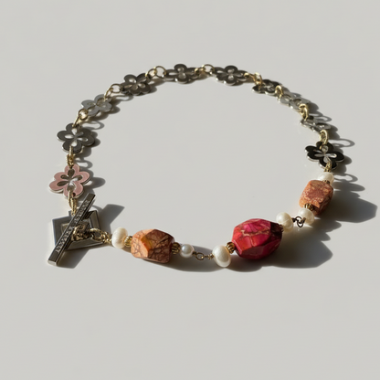 Flower in Red Halsband - Elegance Bild 4