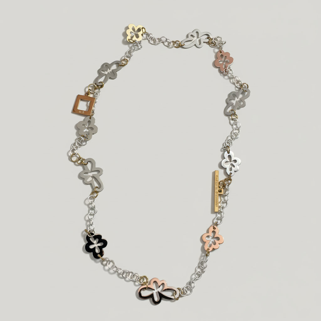 Gold Dream Flower Halsband - Design by Brandeby