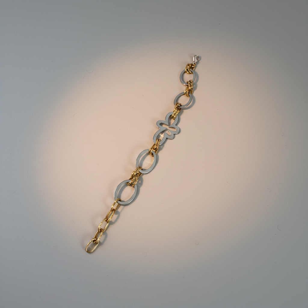 Gold Silver Armband - Design by Brandeby