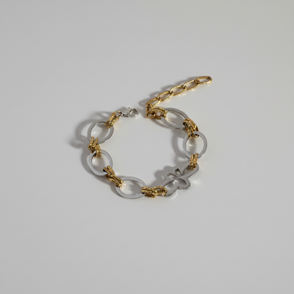 Gold Silver Armband - Design by Brandeby