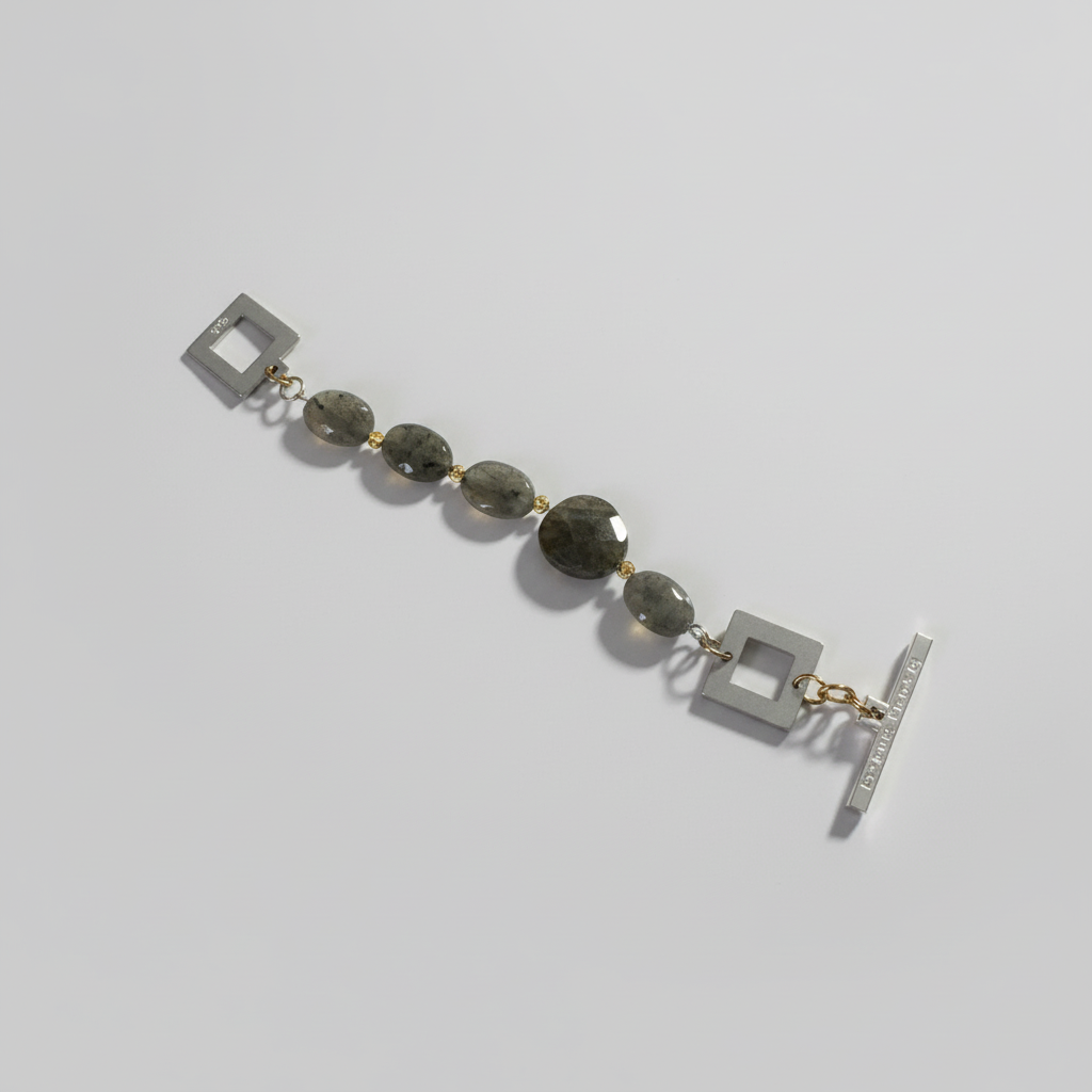 Labradorit Statement Armband - Design by Brandeby