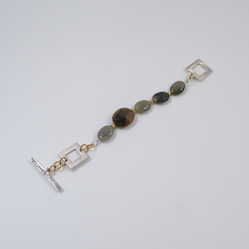 Labradorit Statement Armband - Design by Brandeby