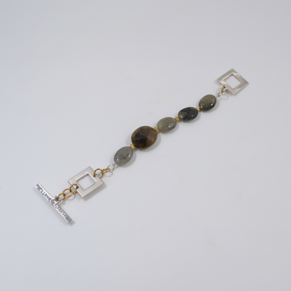 Labradorit Statement Armband - Design by Brandeby