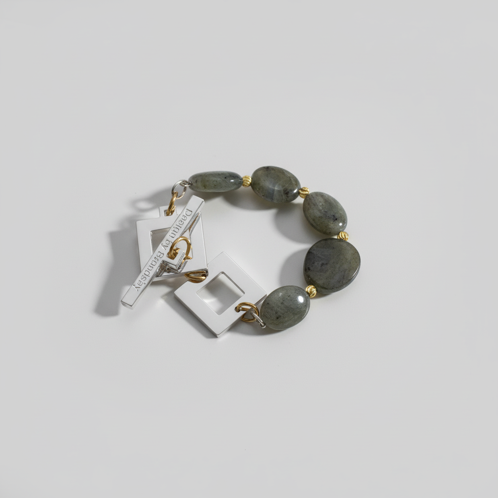 Labradorit Statement Armband - Design by Brandeby