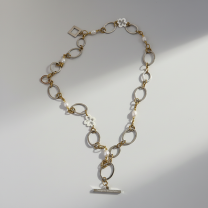 Lady Gold Pearl Halsband - Elegance 3