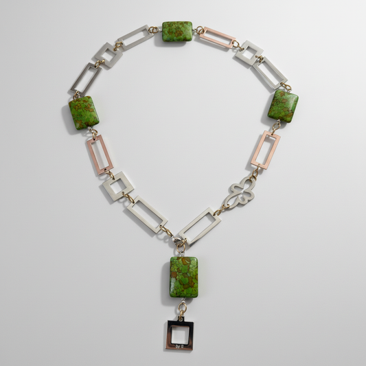 Luxury Green Halsband - Elegance