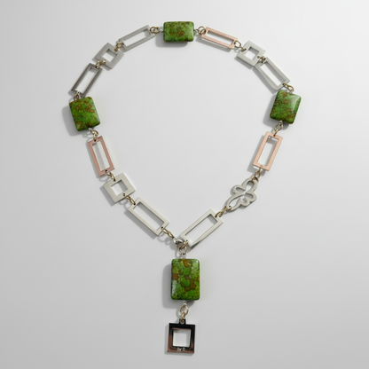 Luxury Green Turkos Halsband - Elegance Bild 1