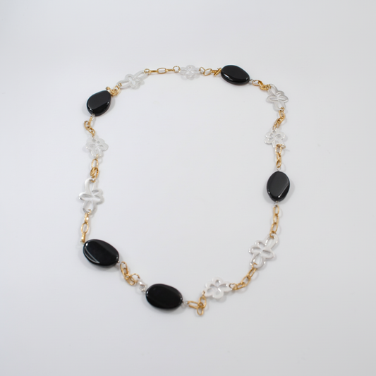 Noir Flora Halsband - Design by Brandeby