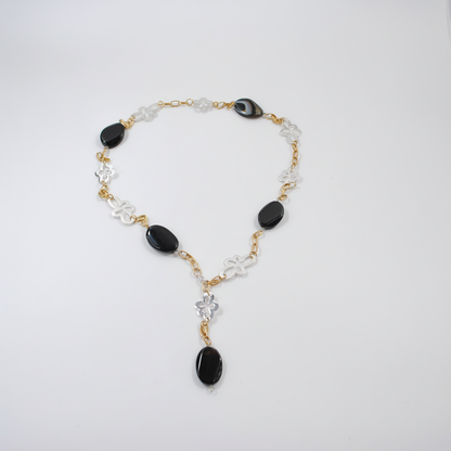 Noir Flora Halsband - Design by Brandeby