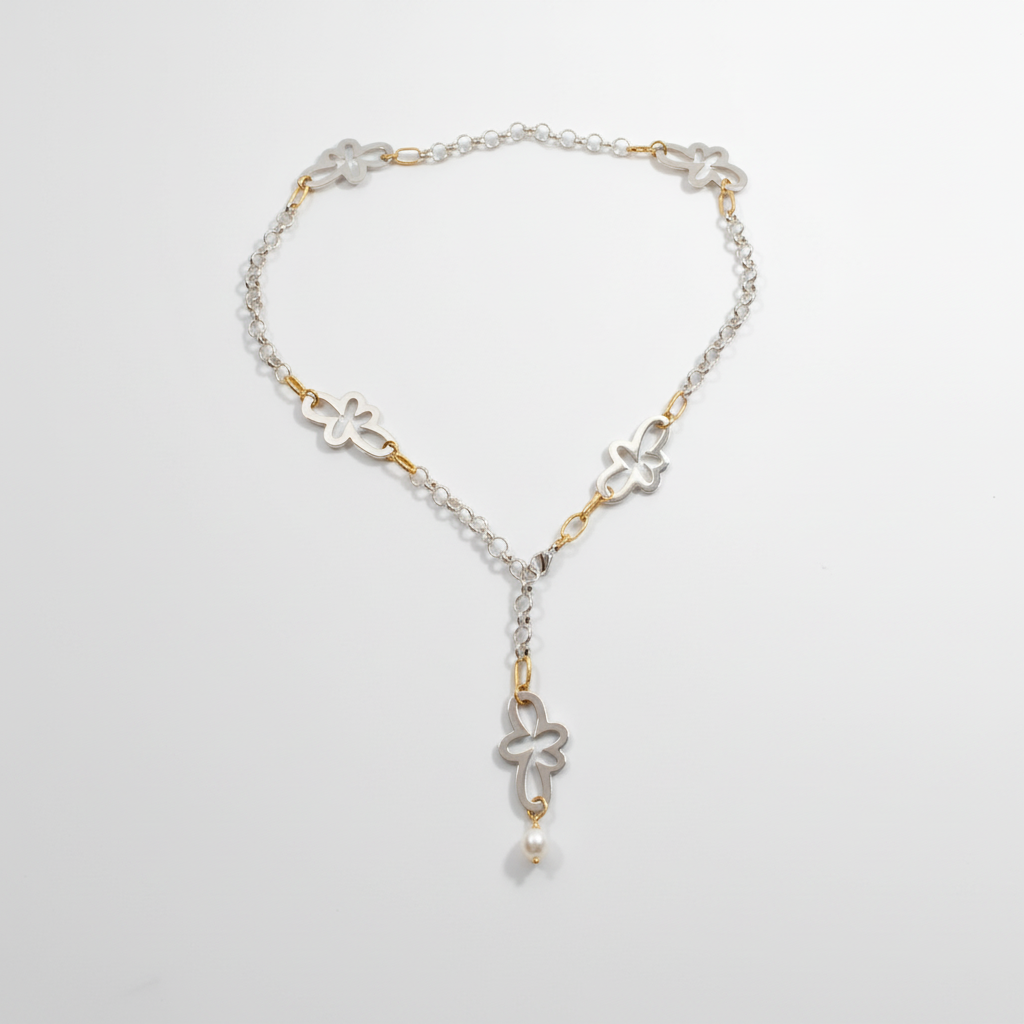 Pearl Bloom Halsband - Elegance