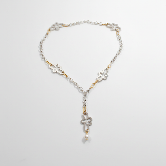 Pearl Bloom Halsband - Elegance