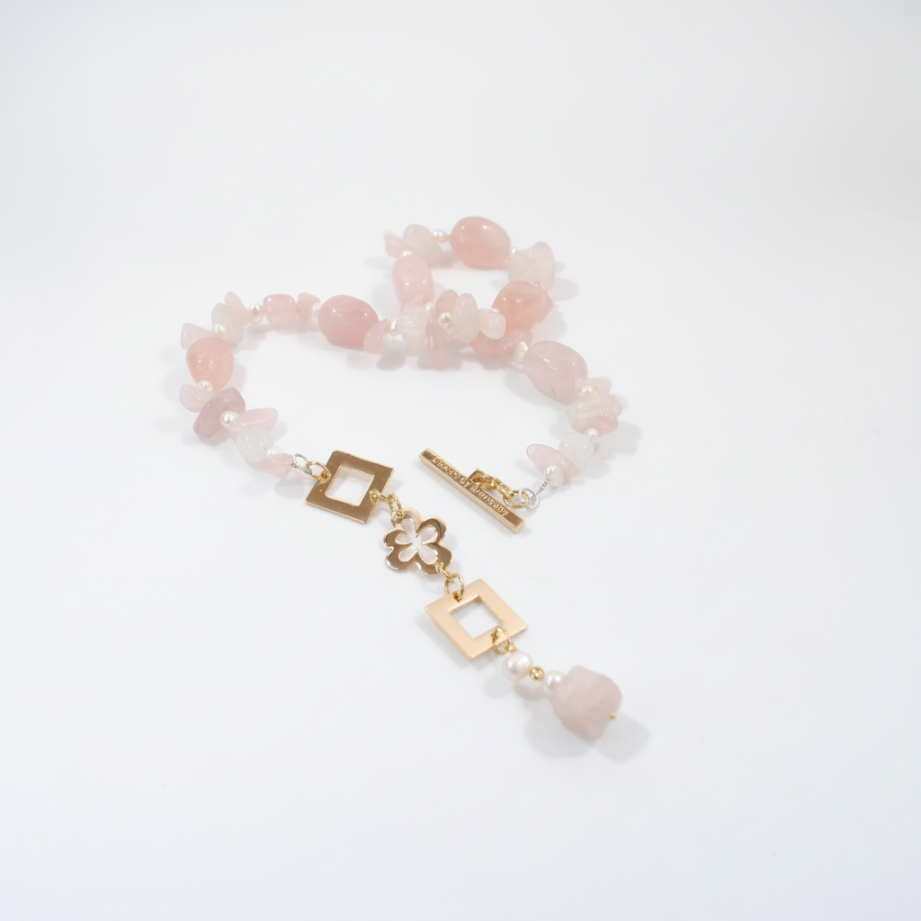 Pink Båstad Halsband - Design by Brandeby