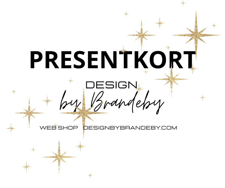 Presentkort från design by Brandeby - Design by Brandeby