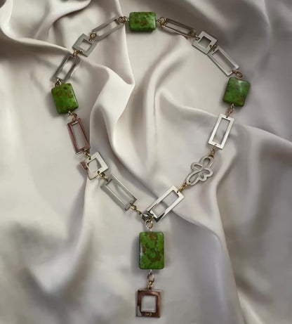 Luxury Green Turkos Halsband