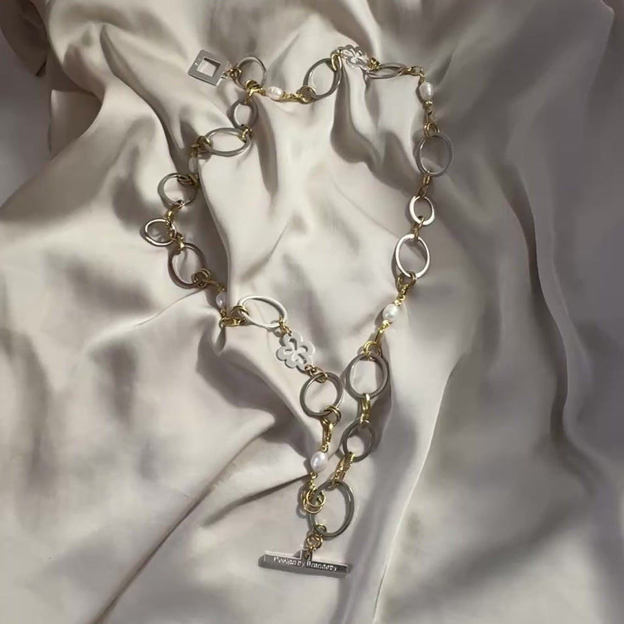 Lady Gold Pearl Halsband - Äkta Pärlor & 18k Guld | Design by Brandeby