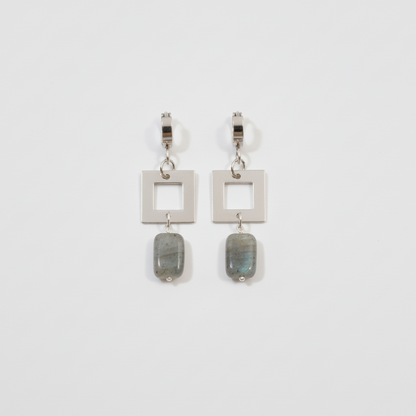 Pure Labradorit Örhängen - Elegance