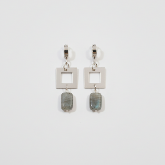 Pure Labradorit Örhängen - Elegance