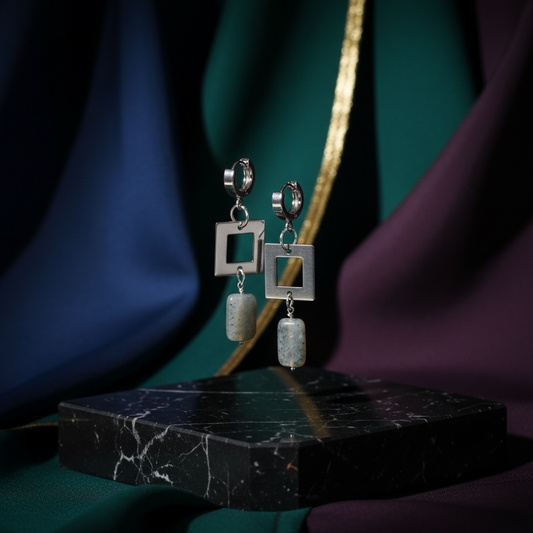 Pure Labradorit Örhängen