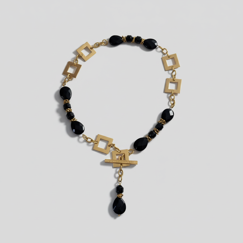 Shadow of Gold Halsband - Design by Brandeby