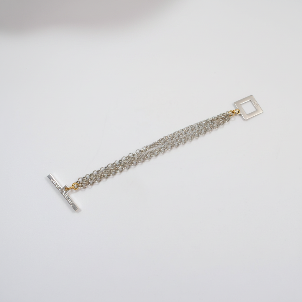 Silver Power Armband - Elegance Bild 1