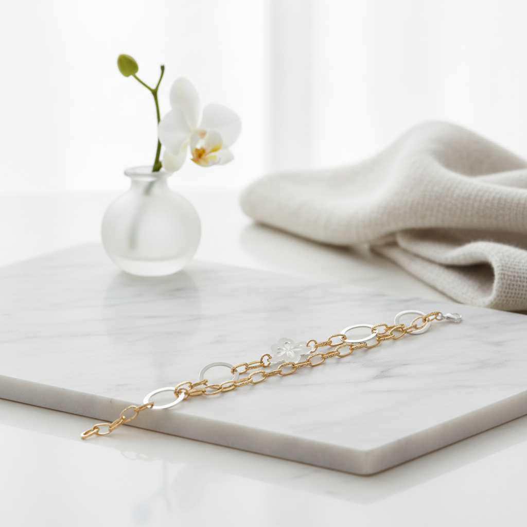 The Flower Armband - Ljus lyxig miljö