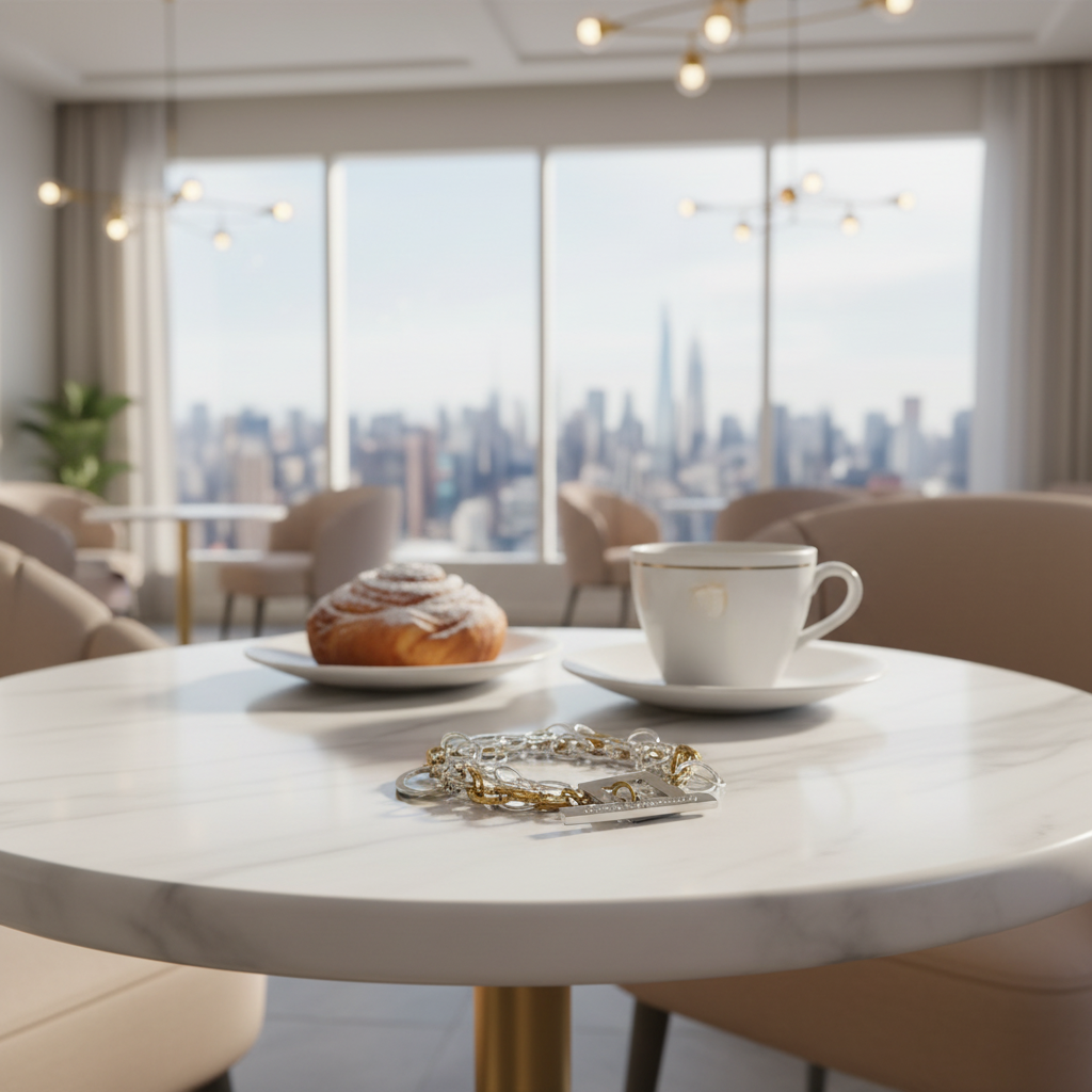 Tree Circles Armband - Exklusivt café