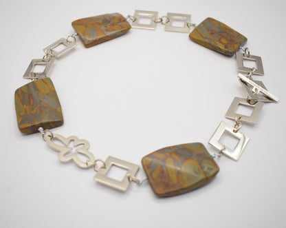 Majestic Jasper Halsband - Design by Brandeby