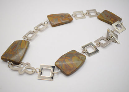 Majestic Jasper Halsband - Design by Brandeby